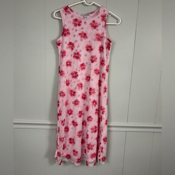 Christie Brooks Vintage Pink Whimsical Floral Size 14 Large Fairy Barbie - Picture 2 of 8